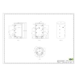 Reflex Storatherm Heat HF 800/1_C Pufferspeicher, Nenninhalt 749l, mit Folienmantel, 10... REFLEX-7843400 4036705138157 (Abb. 1)