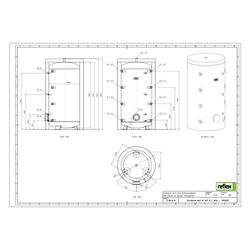 Reflex Storatherm Heat HF 800/R_C Pufferspeicher, Nenninhalt 780l, mit Folienmantel, 10... REFLEX-7842800 4036705138003 (Abb. 1)