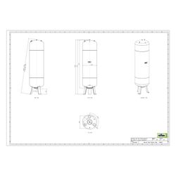 Reflex Refix DE Ausdehnungsgefäß MAG 1000/740, Nennvolumen 1000l, 10 bar, tauschbare Me... REFLEX-7306970 4036705078118 (Abb. 1)