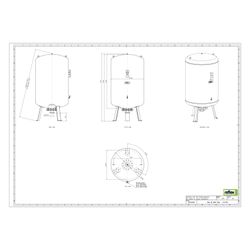 Reflex Refix DE Ausdehnungsgefäß MAG 2000, Nennvolumen 2000l, 10 bar, tauschbare Membra... REFLEX-7311705 4036705066771 (Abb. 1)