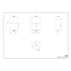 Reflex Refix DE Ausdehnungsgefäß MAG 4000, Nennvolumen 4000l, 10 bar, tauschbare Membra... REFLEX-7354000 4036705078408 (Abb. 1)