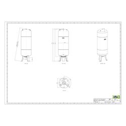 Reflex Refix DE Ausdehnungsgefäß MAG 800, Nennvolumen 800l, 16 bar, tauschbare Membran,... REFLEX-7348670 4036705078194 (Abb. 1)