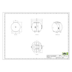 Reflex Refix HW Ausdehnungsgefäß MAG 50, Nennvolumen 50l, 10 bar, mit Flanschplatte, ta... REFLEX-7200320 4036705102288 (Abb. 1)