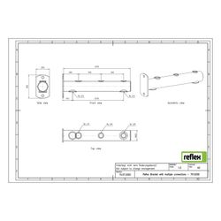 Reflex Wandhalterung Rohrkonsole für Ausdehnungsgefäße N und S 8-25l, Mehrfachanschluss... REFLEX-7612000 4036705008092 (Abb. 1)