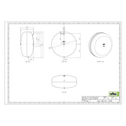 Reflex Refix C-DE Ausdehnungsgefäß MAG 80, Nennvolumen 80l, 10 bar, Diskusform, Edelsta... REFLEX-7270960 4036705122088 (Abb. 1)