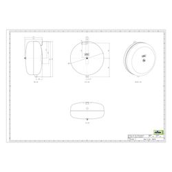 Reflex Ausdehnungsgefäß C MAG 12, 12L, 3 bar, Diskusform, Grau... REFLEX-8280100 4036705110252 (Abb. 1)