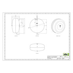 Reflex Ausdehnungsgefäß C MAG 80, 80L, 3 bar, Diskusform, Grau... REFLEX-8280600 4036705110313 (Abb. 1)