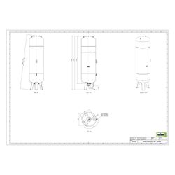 Reflex Ausdehnungsgefäß G MAG 1000/740, 1000L, 16 bar, stehend, Grau... REFLEX-8546906 4036705111556 (Abb. 1)