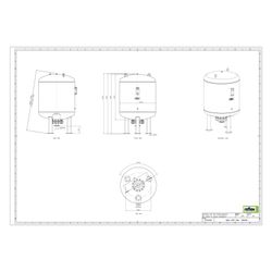 Reflex Ausdehnungsgefäß G MAG 1500, 1500L, 16 bar, stehend, Grau... REFLEX-8526305 4036705110788 (Abb. 1)