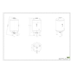 Reflex Ausdehnungsgefäß G MAG 4000, 4000L, 10 bar, stehend, Grau... REFLEX-8529005 4036705110832 (Abb. 1)