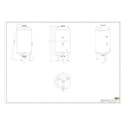 Reflex Ausdehnungsgefäß G MAG 5000, 5000L, 10 bar, stehend, Grau... REFLEX-8530005 4036705110863 (Abb. 1)