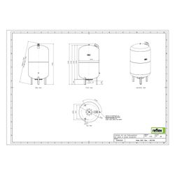 Reflex Ausdehnungsgefäß G MAG 500, 500L, 10 bar, stehend, Grau... REFLEX-8521006 4036705111174 (Abb. 1)