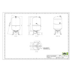 Reflex Ausdehnungsgefäß G MAG 500, 500L, 16 bar, stehend, Grau... REFLEX-8518700 4036705111112 (Abb. 1)