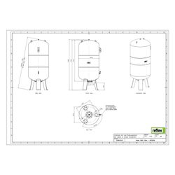 Reflex Ausdehnungsgefäß G MAG 600, 600L, 10 bar, stehend, Grau... REFLEX-8522006 4036705111266 (Abb. 1)
