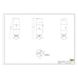 Reflex Ausdehnungsgefäß G MAG 800, 800L, 16 bar, stehend, Grau... REFLEX-8523906 4036705110917 (Abb. 1)