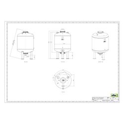 Reflex Reflexomat RF Ausdehnungsgefäß MAG 1500, Nennvolumen 1500l, 6 bar, Vollmembran, ... REFLEX-8652205 4036705113208 (Abb. 1)