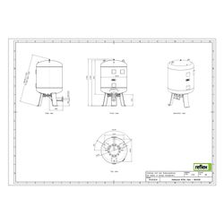 Reflex Reflexomat RF Ausdehnungsgefäß MAG 350, Nennvolumen 350l, 10 bar, Vollmembran, G... REFLEX-8654300 4036705112553 (Abb. 1)