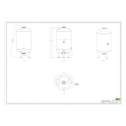 Reflex Reflexomat RF Ausdehnungsgefäß MAG 4000, Nennvolumen 4000l, 10 bar, Vollmembran,... REFLEX-8653605 4036705113291 (Abb. 1)