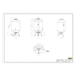 Reflex Reflexomat RG Ausdehnungsgefäß MAG 1000, Nennvolumen 1000l, 10 bar, Vollmembran,... REFLEX-8651005 4036705113130 (Abb. 1)