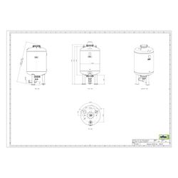 Reflex Reflexomat RG Ausdehnungsgefäß MAG 1000, Nennvolumen 1000l, 6 bar, Vollmembran, ... REFLEX-8650105 4036705112867 (Abb. 1)