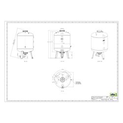 Reflex Reflexomat RG Ausdehnungsgefäß MAG 1500, Nennvolumen 1500l, 10 bar, Vollmembran,... REFLEX-8651205 4036705113147 (Abb. 1)