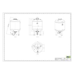 Reflex Reflexomat RG Ausdehnungsgefäß MAG 1500, Nennvolumen 1500l, 6 bar, Vollmembran, ... REFLEX-8650305 4036705112850 (Abb. 1)