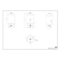 Reflex Reflexomat RG Ausdehnungsgefäß MAG 4000, Nennvolumen 4000l, 10 bar, Vollmembran,... REFLEX-8651605 4036705113178 (Abb. 1)