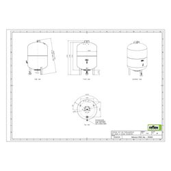 Reflex Reflexomat RG Ausdehnungsgefäß MAG 400, Nennvolumen 400l, 6 bar, Vollmembran, Gr... REFLEX-8799300 4036705112812 (Abb. 1)