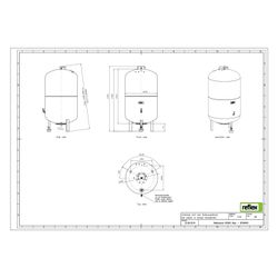 Reflex Reflexomat RG Ausdehnungsgefäß MAG 500, Nennvolumen 500l, 6 bar, Vollmembran, Gr... REFLEX-8799400 4036705112829 (Abb. 1)