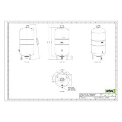 Reflex Reflexomat RG Ausdehnungsgefäß MAG 600, Nennvolumen 600l, 6 bar, Vollmembran, Gr... REFLEX-8799500 4036705112836 (Abb. 1)