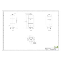 Reflex Reflexomat RG Ausdehnungsgefäß MAG 800, Nennvolumen 800l, 6 bar, Vollmembran, Gr... REFLEX-8799600 4036705112843 (Abb. 1)