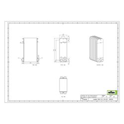 Reflex Longtherm Plattenwärmetauscher RHB-110-2-130, gelötet, 130 Platten, zweigängig, ... REFLEX-8046700 4036705219146 (Abb. 1)