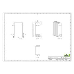Reflex Longtherm Plattenwärmetauscher RHB-110-2-140, gelötet, 140 Platten, zweigängig, ... REFLEX-8046800 4036705219153 (Abb. 1)
