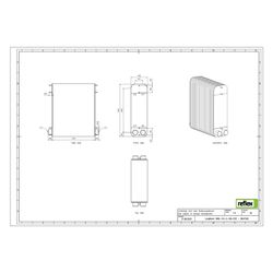 Reflex Longtherm Plattenwärmetauscher RHB-110-2-190, gelötet, 190 Platten, zweigängig, ... REFLEX-8047200 4036705219191 (Abb. 1)
