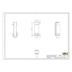 Reflex Longtherm Plattenwärmetauscher RHB-110-2-40, gelötet, 40 Platten, zweigängig, G ... REFLEX-8045800 4036705219054 (Abb. 1)