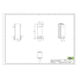 Reflex Longtherm Plattenwärmetauscher RHB-110-2-80, gelötet, 80 Platten, zweigängig, G ... REFLEX-8046200 4036705219092 (Abb. 1)