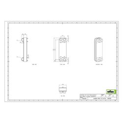Reflex Longtherm Plattenwärmetauscher RHB-110-30, gelötet, 30 Platten, eingängig, G 2"... REFLEX-8045300 4036705219009 (Abb. 1)
