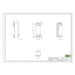 Reflex Longtherm Plattenwärmetauscher RHB-110-60, gelötet, 60 Platten, eingängig, G 2"... REFLEX-8045600 4036705219030 (Abb. 1)