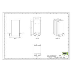 Reflex Longtherm Plattenwärmetauscher RHB-31-2-60, gelötet, 60 Platten, zweigängig, G 1... REFLEX-8033700 4036705217586 (Abb. 1)