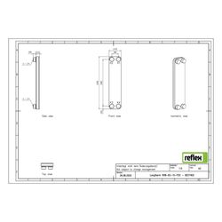 Reflex Longtherm Plattenwärmetauscher RHB-60-10, gelötet, 10 Platten, eingängig, G 1 1/... REFLEX-8037400 4036705218217 (Abb. 1)