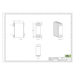 Reflex Longtherm Plattenwärmetauscher RHB-110-150, gelötet, 150 Platten, eingängig, G 2... REFLEX-8017100 4036705178993 (Abb. 1)