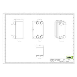 Reflex Longtherm Plattenwärmetauscher RHB-31-50, gelötet, 50 Platten, eingängig, G 1 1/... REFLEX-8023900 4036705205163 (Abb. 1)