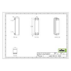 Reflex Longtherm Plattenwärmetauscher RHB-60-50, gelötet, 50 Platten, eingängig, G 1 1/... REFLEX-8024200 4036705205194 (Abb. 1)