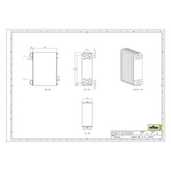 Reflex Longtherm Plattenwärmetauscher RHB-110-170, gelötet, 170 Platten, eingängig, G 2... REFLEX-8017200 4036705179013 (Abb. 1)
