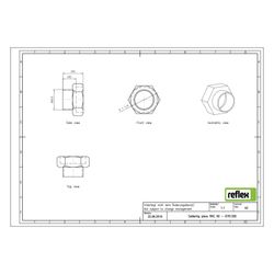 Reflex Longtherm Anschlussverschraubung G 1 1/4", mit Messinganlötende für Kupferrohr, ... REFLEX-6761300 4036705056284 (Abb. 1)
