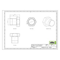 Reflex Longtherm Anschlussverschraubung G 2", mit Messinganschraubende, 2 Stück... REFLEX-6762400 4036705056321 (Abb. 1)