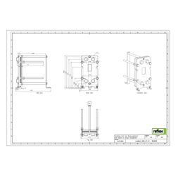 Reflex Longtherm Plattenwärmetauscher RHG-07-10, geschraubt, 10 Platten, NBR-Dichtungen... REFLEX-8028000 4036705207716 (Abb. 1)