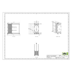 Reflex Longtherm Plattenwärmetauscher RHG-19-110, geschraubt, 110 Platten, NBR-Dichtung... REFLEX-8113200 4036705179440 (Abb. 1)