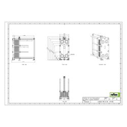 Reflex Longtherm Plattenwärmetauscher RHG-21-80, geschraubt, 80 Platten, NBR-Dichtungen... REFLEX-8117200 4036705193361 (Abb. 1)
