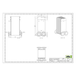 Reflex Longtherm Plattenwärmetauscher RLB-235-2-140, gelötet, 140 Platten, zweigängig, ... REFLEX-8055400 4036705219993 (Abb. 1)